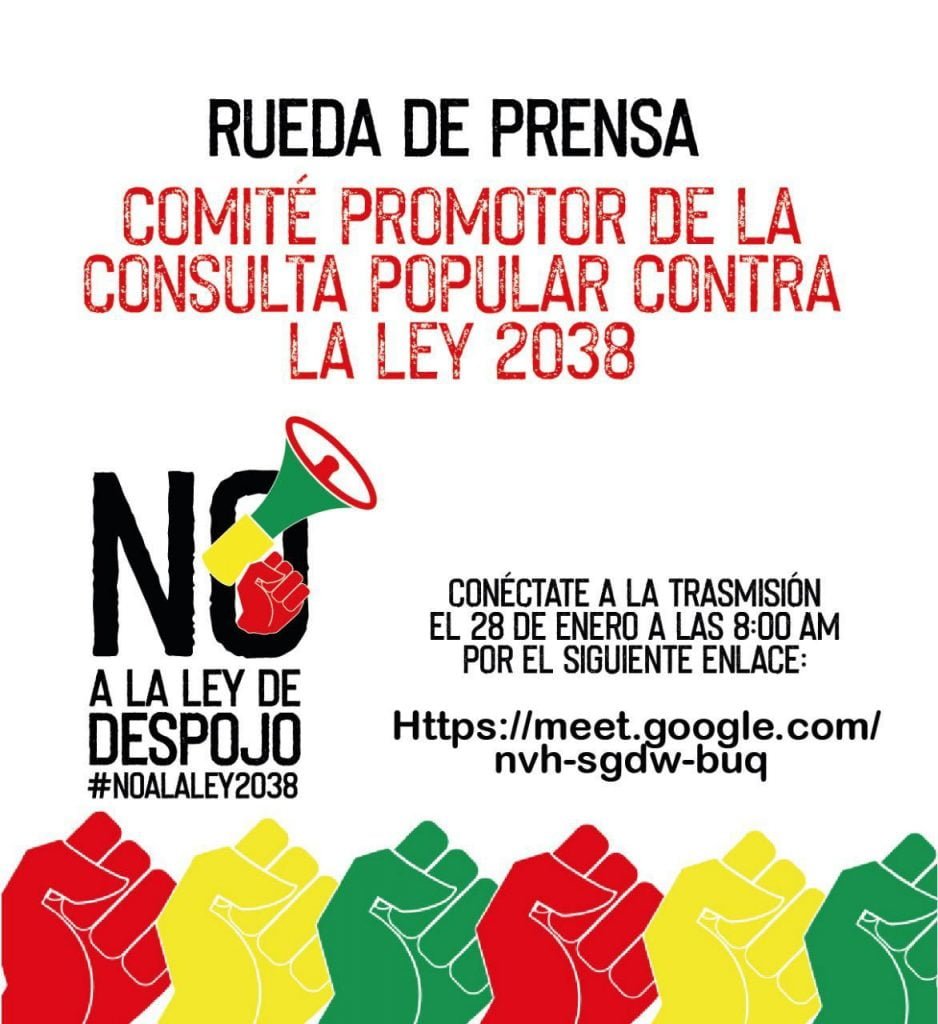 ¿La Ley 2038 le quitaría autonomía al Distrito respecto al manejo de recursos? Rueda de prensa este jueves 28 a las 8:00 a.m.