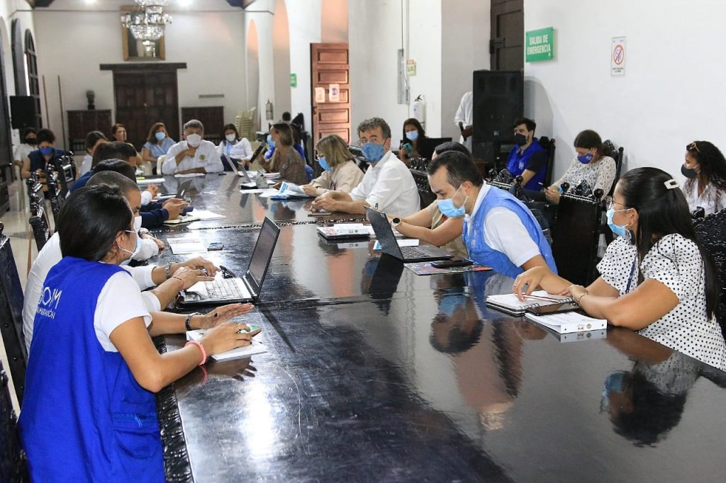 se atendieron a 1.331 familias de personas refugiadas, venezolanas y colombianas