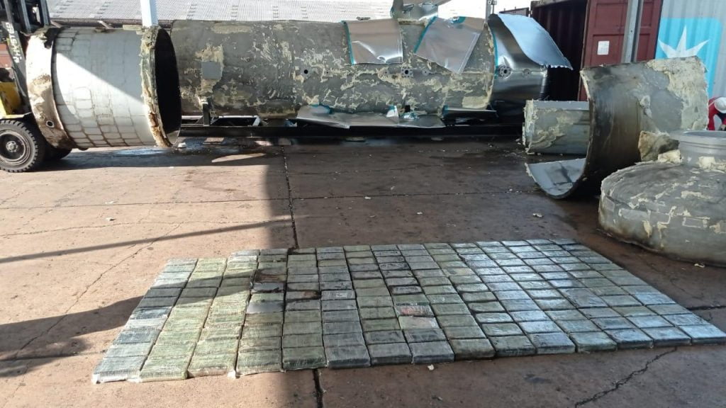 Contundente golpe a estructuras criminales iban a enviar 712 kilos de cocaína al exterior y fue incautada.
