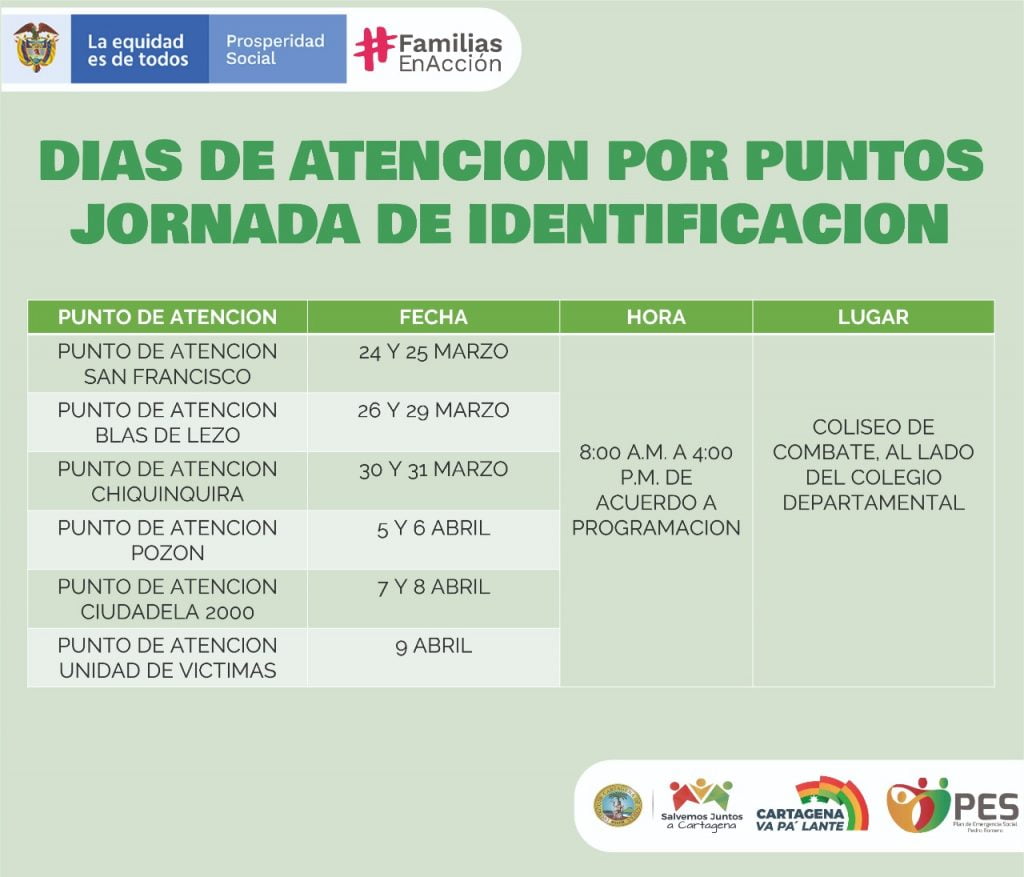 Familias en Acciòn y otras entidades se unen en campaña para facilitar procesos de identificación de niños y adolescentes beneficiarios