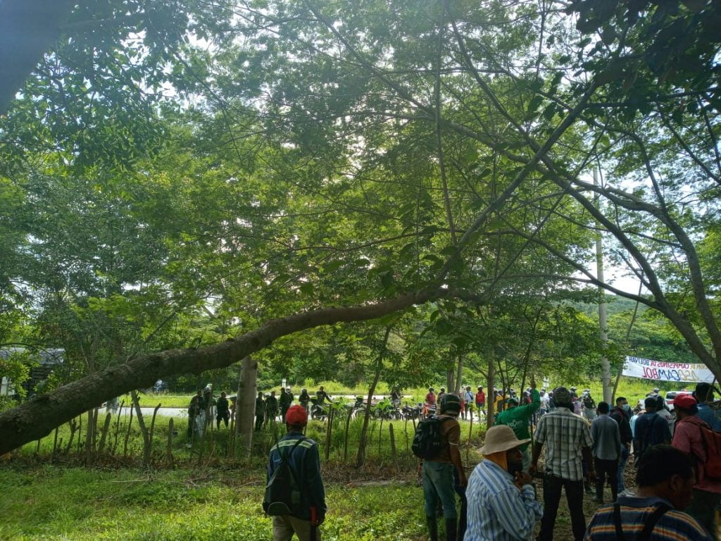 Mas de 300 familas campesinas desalojadas por el esmad