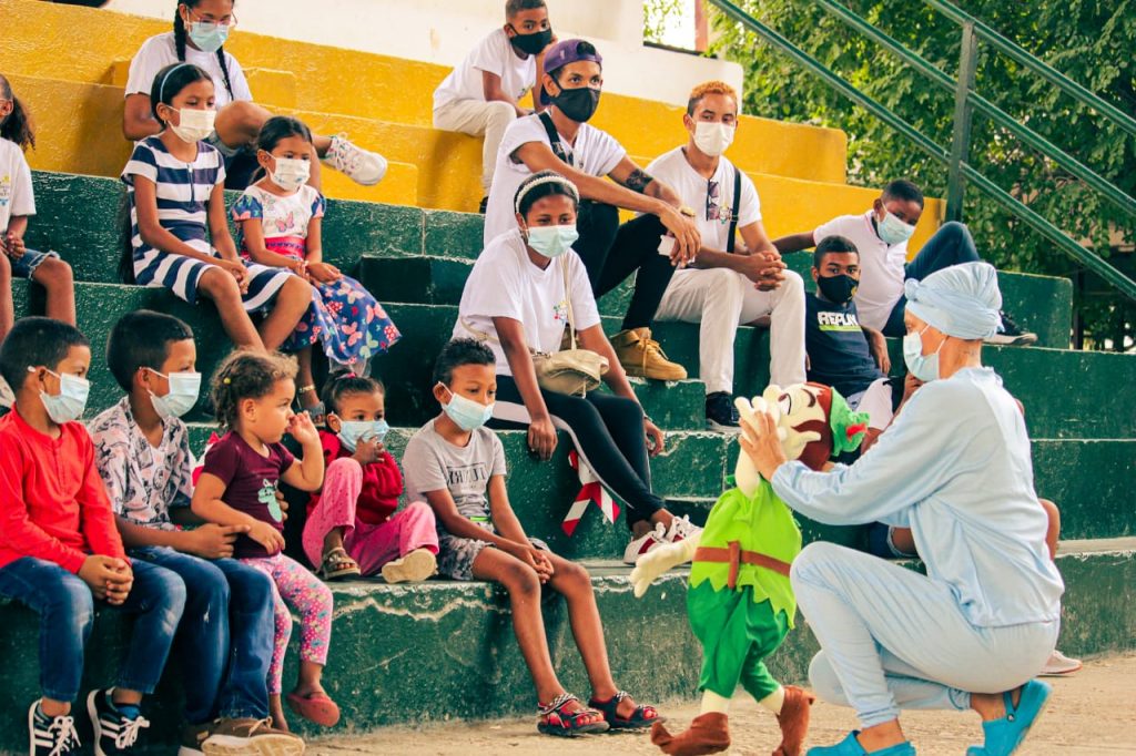 "La Tropa de Trapo" alegró los corazones de los niños de Bolívar 