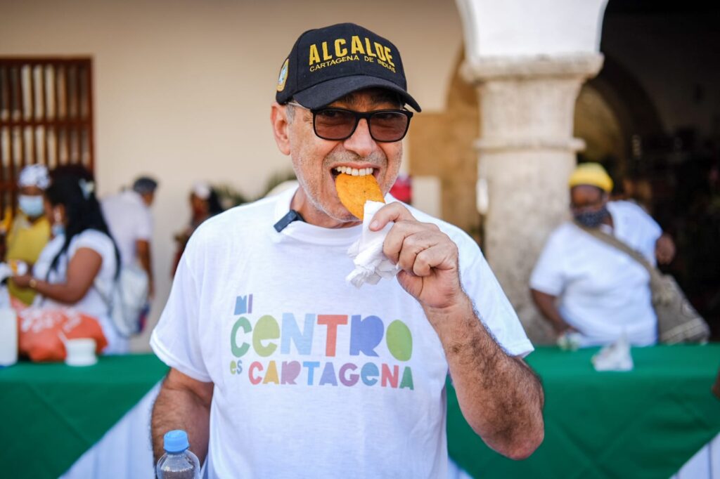 En la Plaza de la Aduana se realizó el lanzamiento del XXXVIII Festival del Frito Cartagenero,,.
