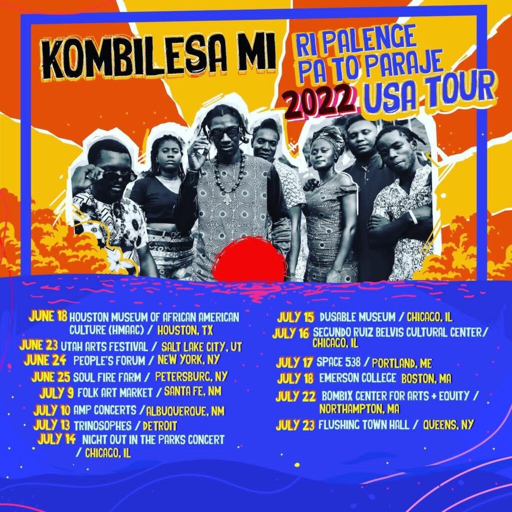 Kombilesa Mí inicia gira en Estados Unidos con catorce conciertos,