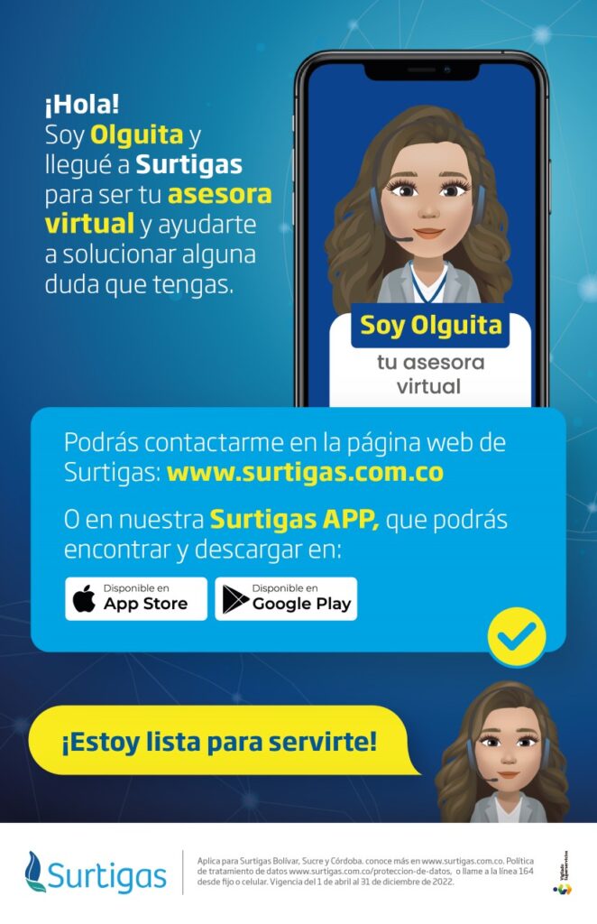 Surtigas promueve agendamiento de citas desde la página web para atender usuarios .