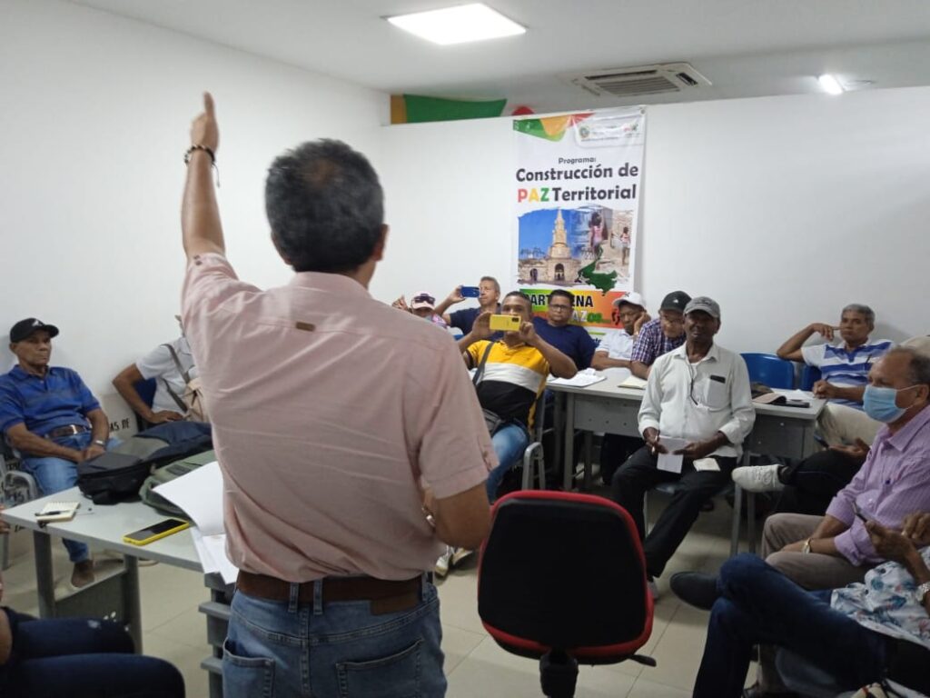 Afinia se reunió con el comité de las manifestaciones en Cartagena y la Personería Distrital.