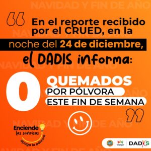 Noche sin quemados, sin homicidios y mucha pólvora incautada y usada en Cartagena