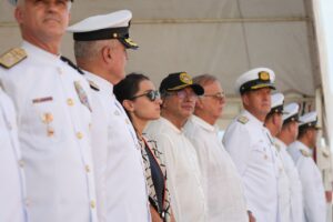 Presidente Gustavo Petro presidio ceremonia de afirmada del Pabellón del buque de investigación científica marina ARC “Simón Bolívar”