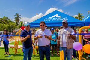 AGUAS DE CARTAGENA Y CONSEJO COMUNITARIO ENTREGAN PARQUE BIOSALUDABLE EN PUERTO BADEL