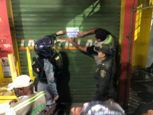 Decomiso y cierre de establecimientos