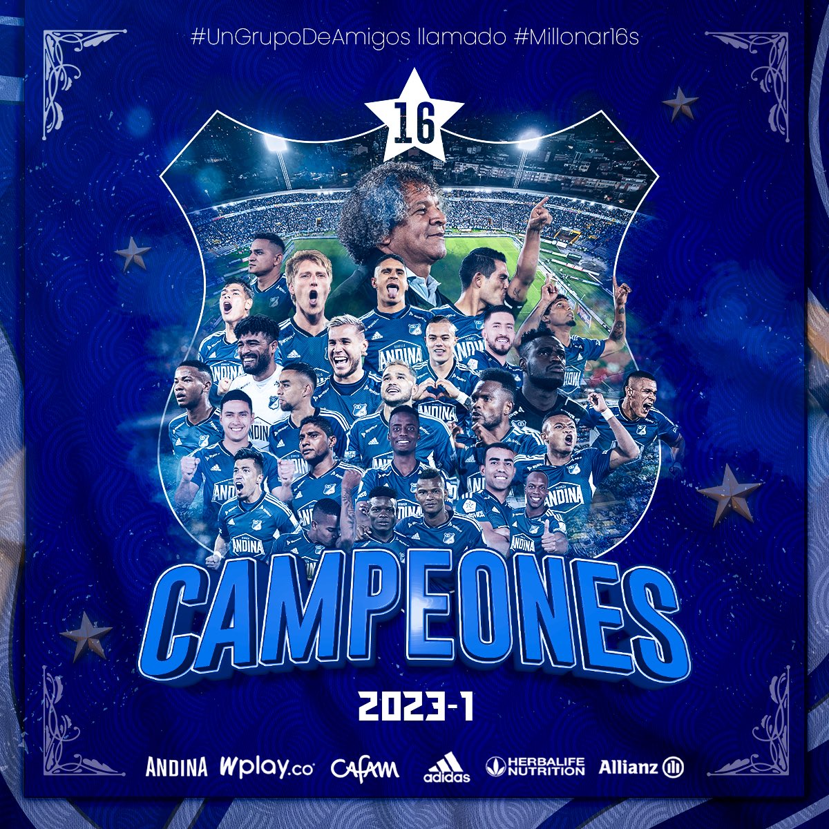 Millonarios es el ¡CAMPEÓN! y gana la estrella 16, por punto penal ...
