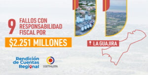 Hay resultados de la fiscalización de la CGR en los $2,1 billones invertidos por distintas entidades estatales en la Guajira