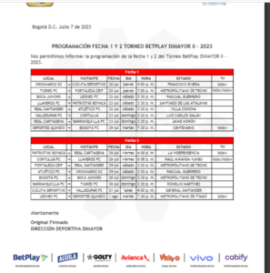 Real Cartagena inicia en casa en el Torneo, asi quedó el fixture del II semestre del Torneo BetPlay