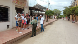 El Grupo de Protección al Turismo y Patrimonio Nacional del Departamento de Policía Bolívar realizan actividades de control en varios municipios de Bolívar