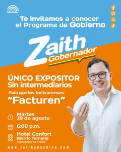 Zaith Adechine continúa llevando sus propuestas para transformar al departamento sigue ganándose el corazón de los cartageneros