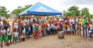 CON SEIS SANCOCHOS COMUNITARIOS AGUAS DE CARTAGENA PROMUEVE ÁNGELES SOMOS