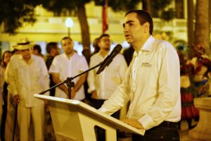 Acto de entrega del Parque Bolívar. 