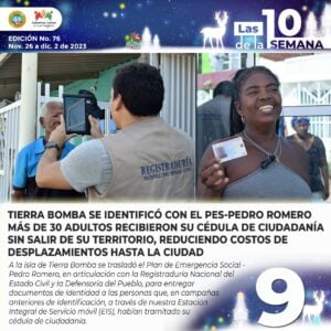 📰 Estas son #Las10DeLaSemana del 26 de noviembre al 02 de diciembre de 2023.