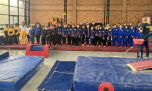 Ider apoyo delegación deportiva de Gimnasia a Chía a Microciclo de Gimnastas