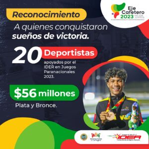 IDER ENTREGA $56 MILLONES A MEDALLISTAS DE JUEGOS PARANACIONALES