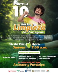 Veolia respalda al grupo de ciudadanos que deciden formar la Red Pro Limpieza para mantener a Cartagena limpia