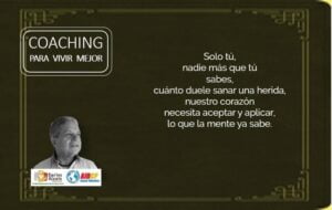 Solo tú, nadie más que tú sabes, cuanto duele sanar una...