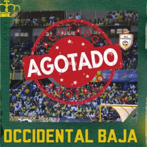 NO HAY BOLETAS PARA LA OCCIDENTAL ALTA Y BAJA
