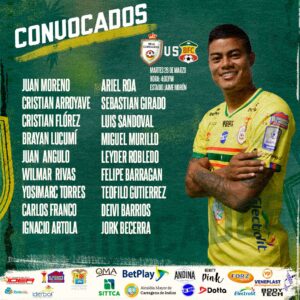 Real Cartagena tiene los convocados ante el Barranquilla FCV.