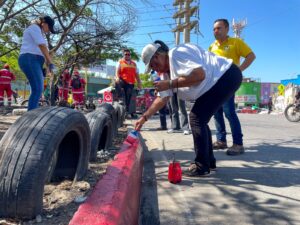 Cinco toneladas de basura recolectó Veolia  en la jornada de "Ponte la 10 por Cartagena"