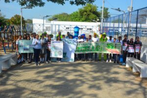 Pacaribe se unió a la realización de diversas actividades del Día Mundial Reciclaje