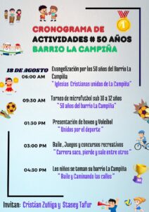 Barrio la campiña celebra bodas de oro con múltiples actividades y no tiene apoyo de la Alcaldía de Cartagena