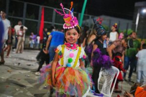 El parque Luna Park de Magangué fue embrujado anoche por niños y adultos