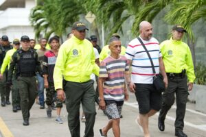Los 20 de los "Osos" vendían drogas en todo el Centro Histórico de Cartagena, la Policía los capturó ,