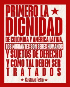 Presidente Petro dispone del avión presidencial con dignidad ante canallada del presidente Donald Trump de tratar de delincuentes a migrantes