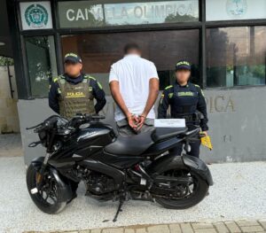 Policia de Cartagena volvió a captura ladrones de motos, recuperó dos y van 46 en este año