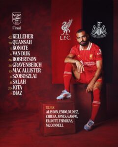 LOS TITULARES DEL LIVERPOOL