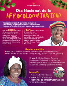 Este 21 de mayo es el Día de la Afrocolombianidad y Prosperidad Social anuncia magnas cifras para comunidades negras, afrocolombianas, raizales y palenqueras