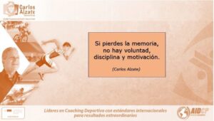 Si pierdes la memoria, pierdes el control y celebras antes de jugar.