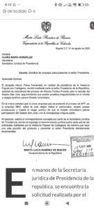 SOLICITUD DE CONCEPTO SOBRE POSIBLE INDULTO A CONDENADOS POR CORRUPCIÓN La Vicepresidenta Marta Lucía Ramírez solicita concepto jurídico sobre la petición del abogado Héctor Pérez, quien propone al Presidente otorgar indultos a condenados por delitos contra la administración pública que ya cumplieron su pena y no son reincidentes. Argumenta que el Estado ha fallado en prevenir la corrupción y que estos individuos serían víctimas del sistema. La solicitud busca evaluar la viabilidad legal de dicha propu