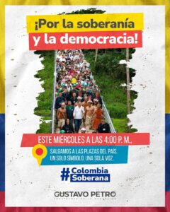ALERTA NACIONAL: Este miércoles 7 de enero en Colombia miles de personas se movilizarán