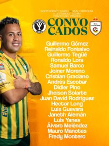 Los convocados del Real Cartagena