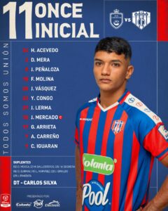 Nómina CONFIRMADA DEL UNIÓN MAGDALENA