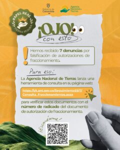 Código QR permitirá acceso directo al micrositio de la Agencia Nacional.