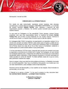 Kuervos responsabilizan autoridades, pero olvidan su papel en violencia que ellos alimentan