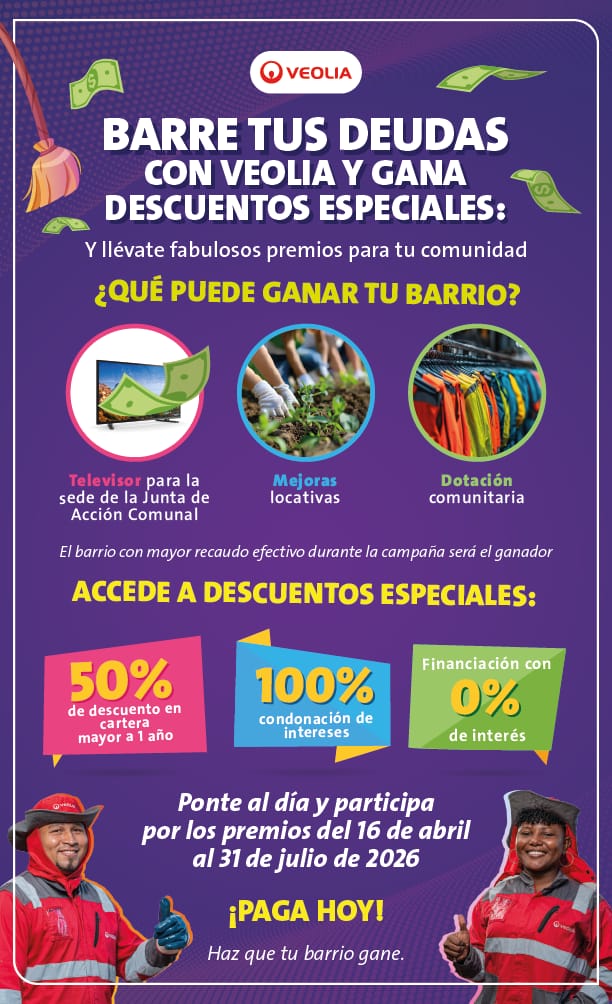 Usuarios responsables disfrutan beneficios exclusivos que fortalecen la sostenibilidad del servicio en Cartagena