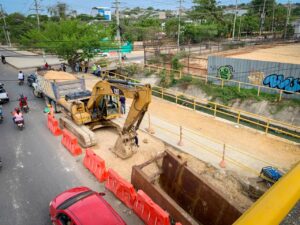 Avance de instalación de tubería en Nuevo Bosque fortalece confiabilidad del sistema de acueducto.
