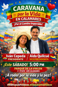 Cepeda y Quilcué lideran el llamado a proteger derechos y tierras campesinas.