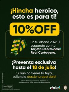 Real Cartagena refuerza identidad con descuentos exclusivos para su fiel afición.