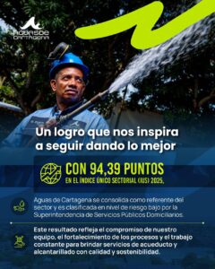 Usuarios destacan calidad del servicio y confianza en la empresa de acueducto cartagenera.