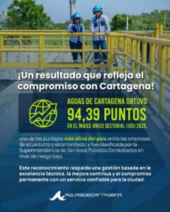 Gestión sostenible y ética empresarial fortalecen reputación institucional de Aguas de Cartagena S.A. E.S.P.